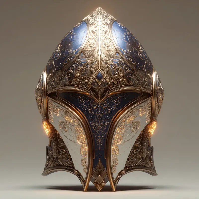 Epic Fantasy Helmet Concept Designs