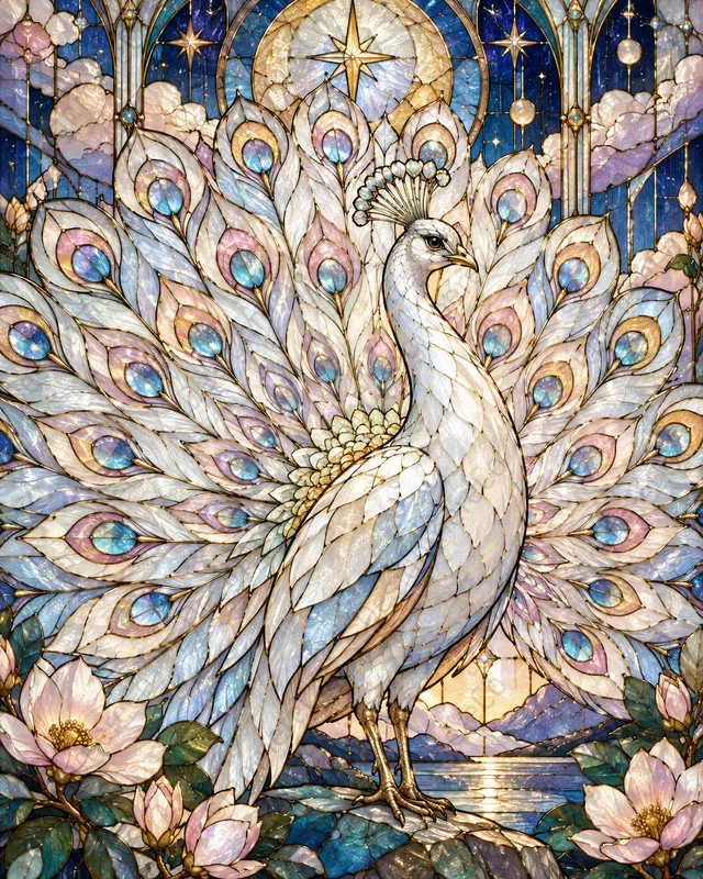 Stained Glass Animal Art Generator