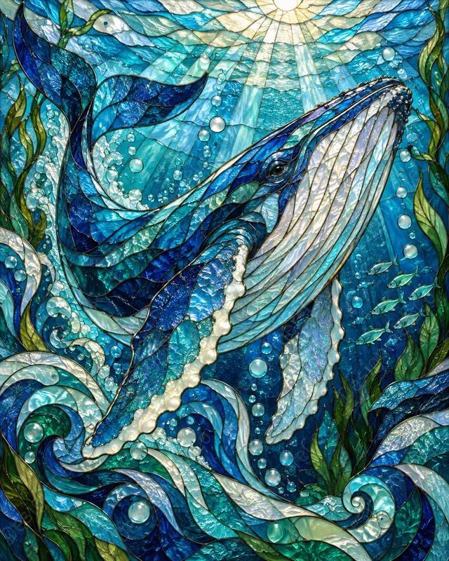 Stained Glass Animal Art Generator