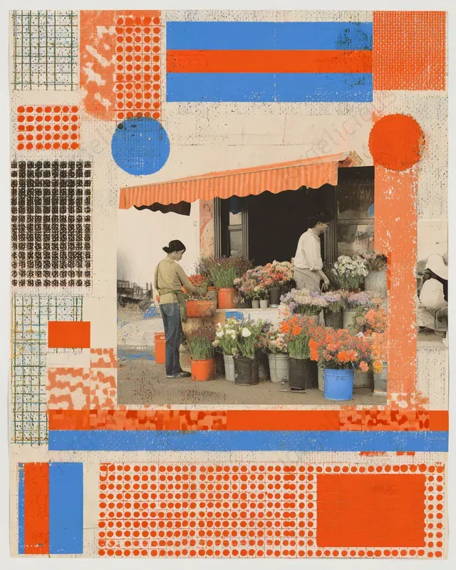 Editorial Collage Poster Prints
