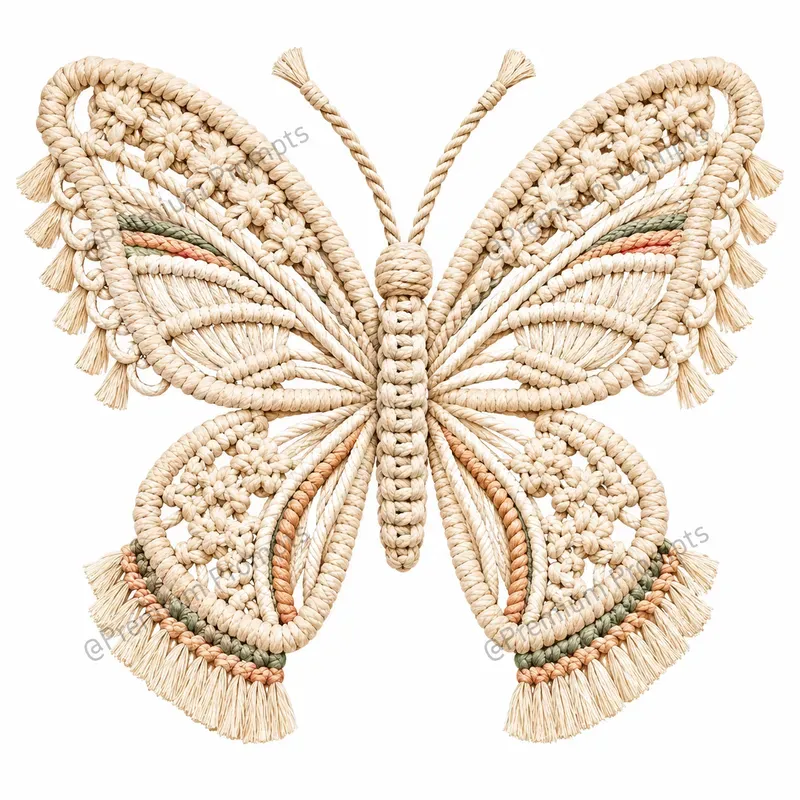Macrame Shaped Objects Cliparts