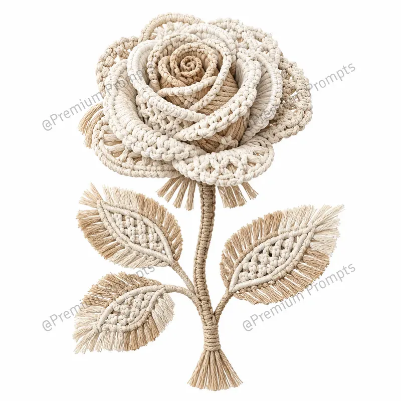 Macrame Shaped Objects Cliparts