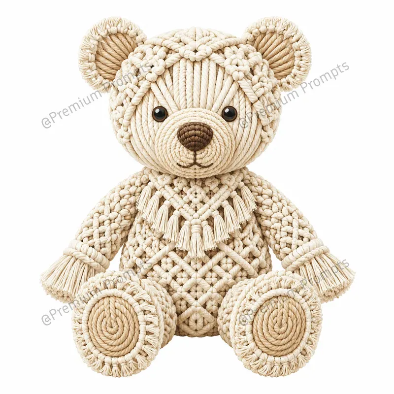 Macrame Shaped Objects Cliparts