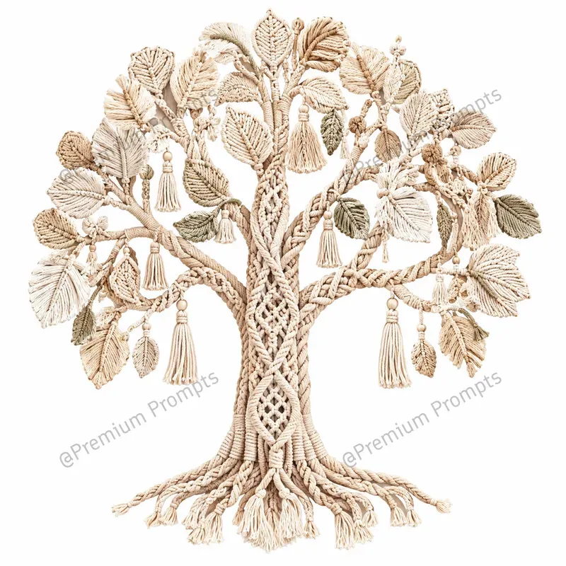 Macrame Shaped Objects Cliparts