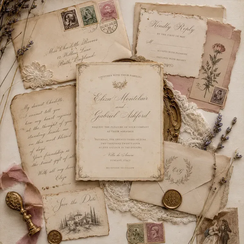 Heirloom Wedding Ephemera