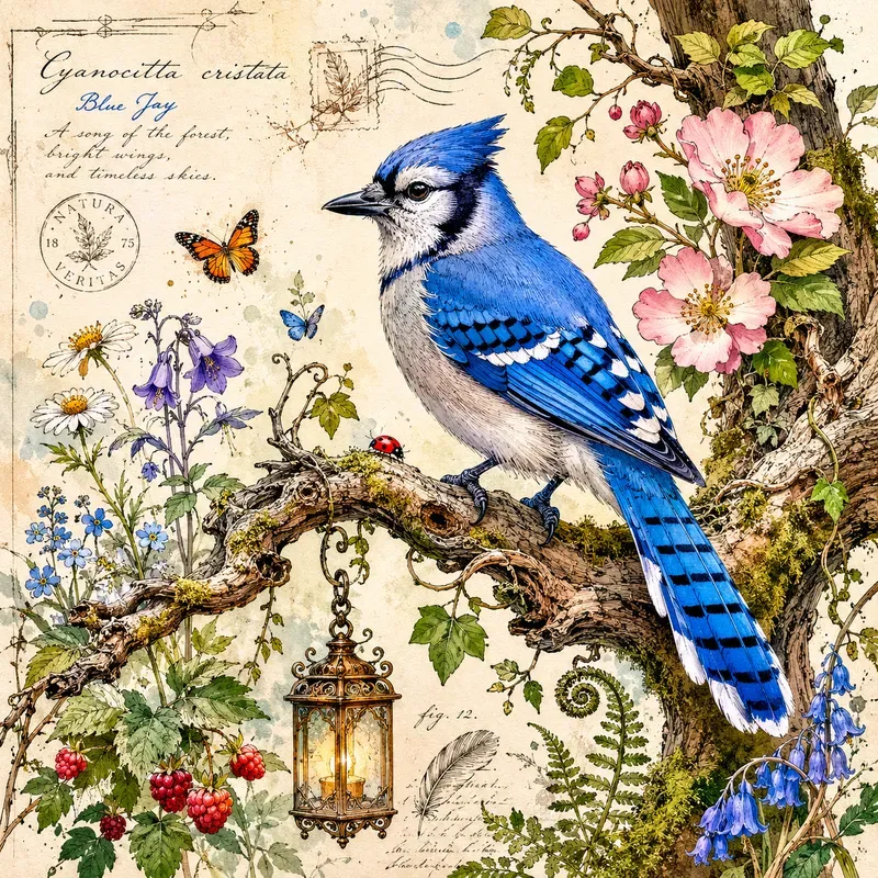 Whimsical Nature Storybook Art