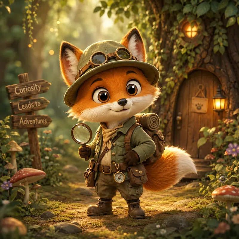 Charming 3D Character Illustrations