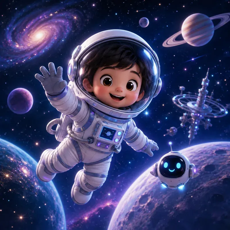 Charming 3D Character Illustrations