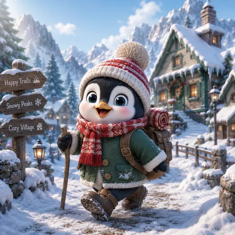 Charming 3D Character Illustrations