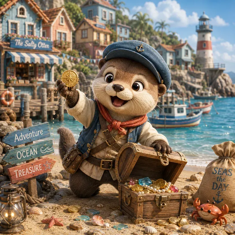 Charming 3D Character Illustrations