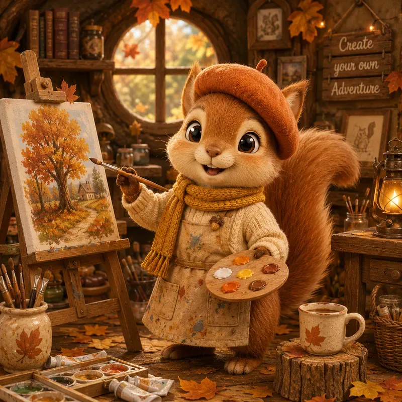 Charming 3D Character Illustrations