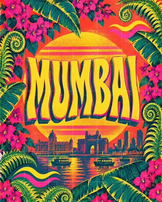 Psychedelic City Poster Generator