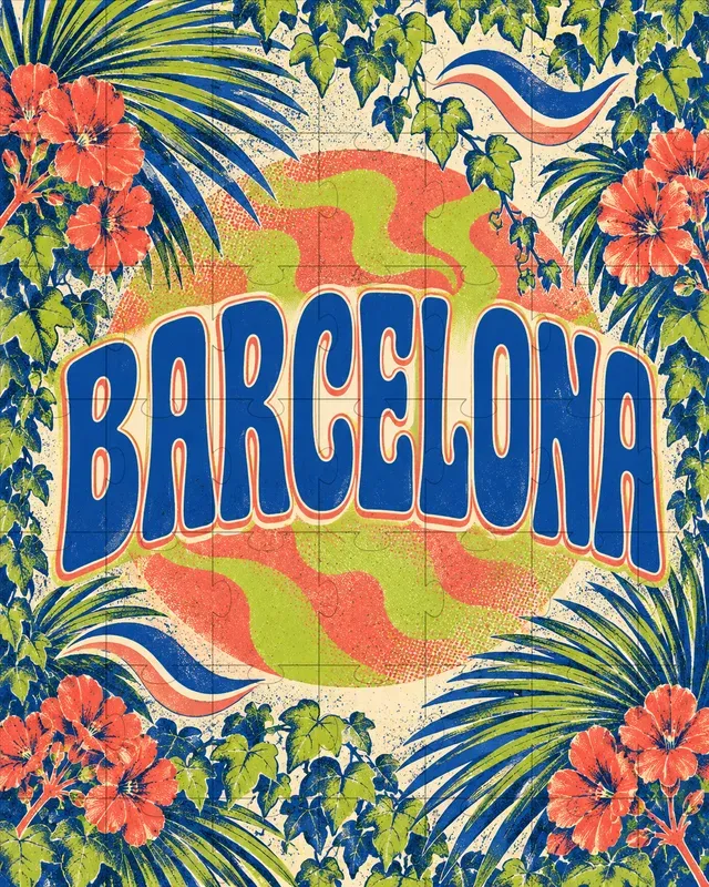 Psychedelic City Poster Generator
