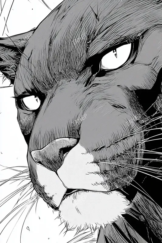 Black And White Manga Portraits