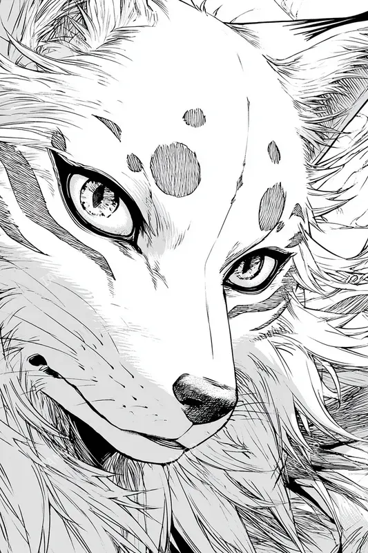 Black And White Manga Portraits