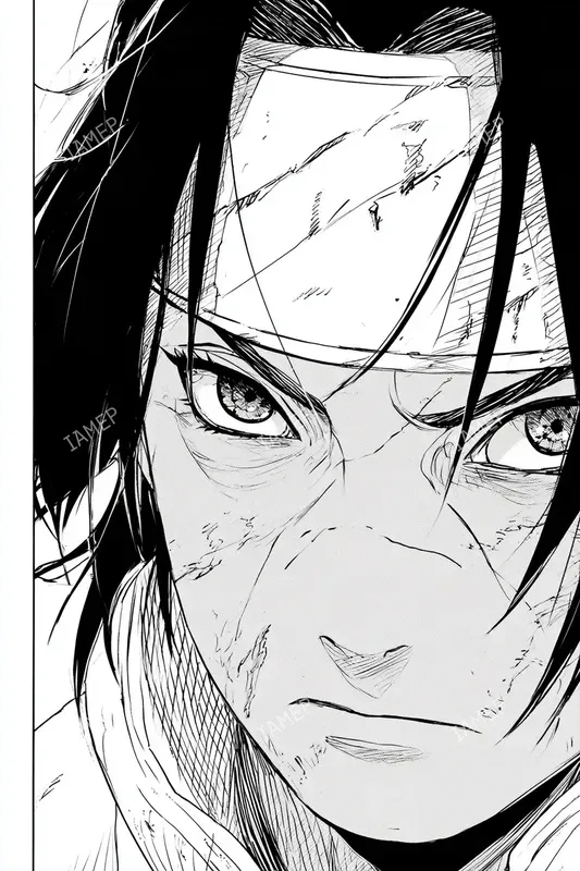 Black And White Manga Portraits