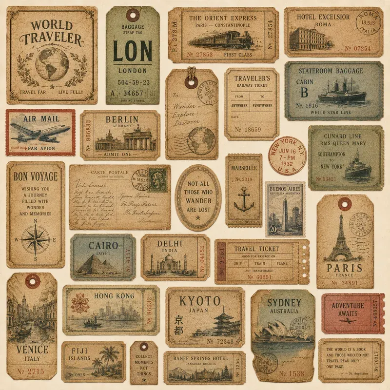 Vintage Junk Journal Ephemera Creators