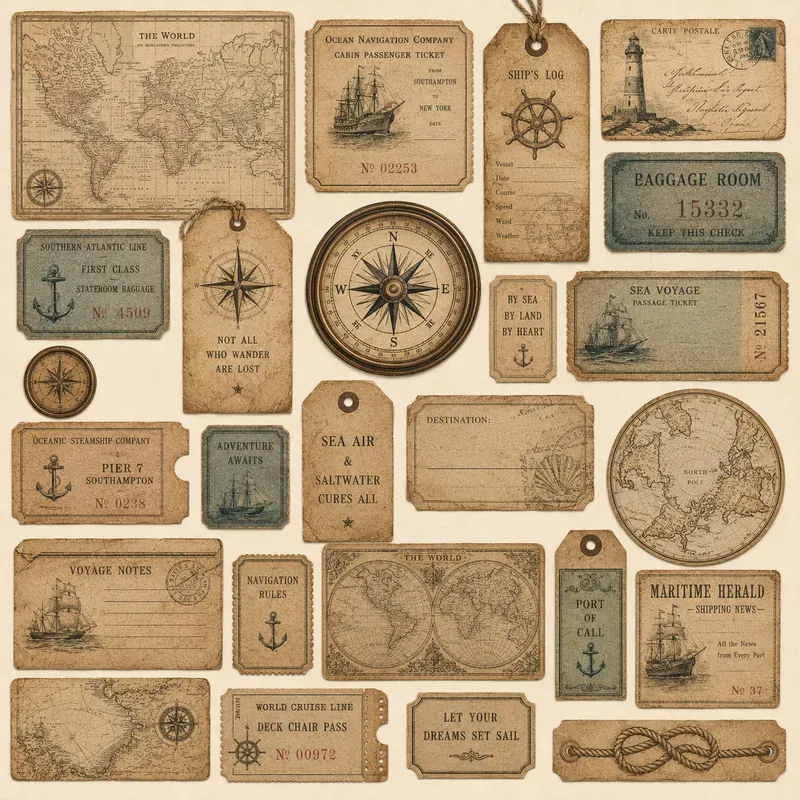 Vintage Junk Journal Ephemera Creators