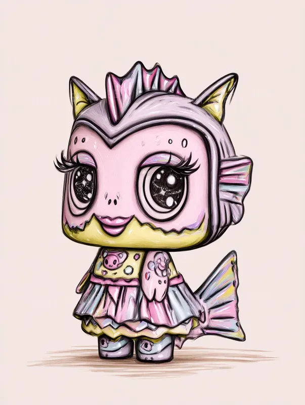 Kawaii Pop Surrealism Characters