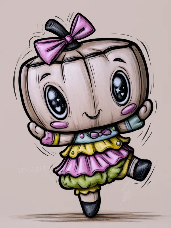 Kawaii Pop Surrealism Characters