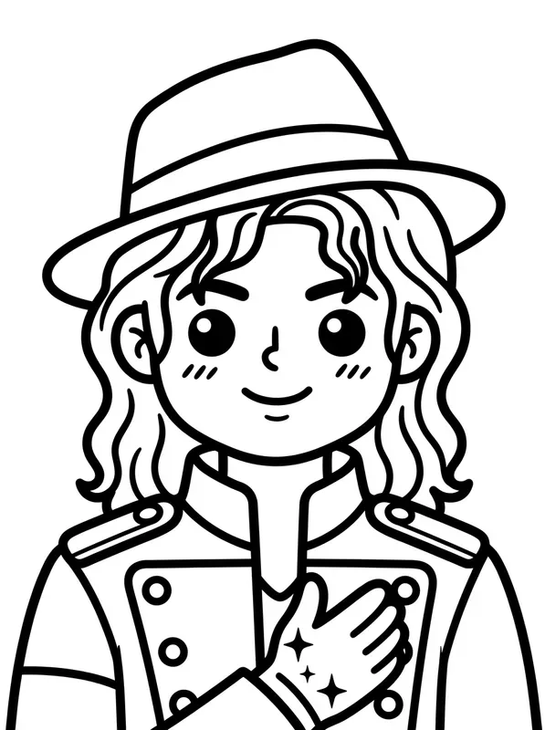 Kawaii Portraits Coloring Book Pages