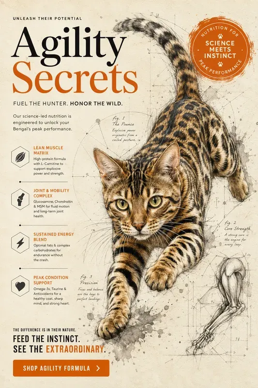 Professional Cat Infographic Poster Art