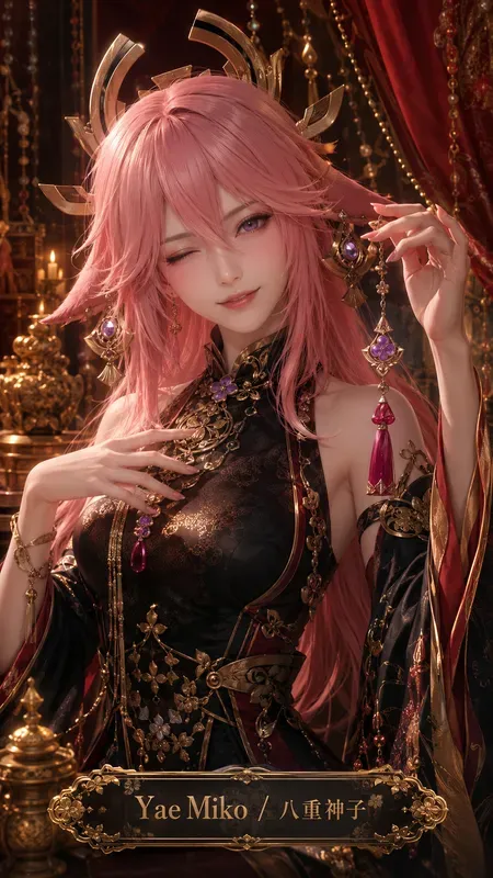 Genshin Impact Anime Cg Portraits