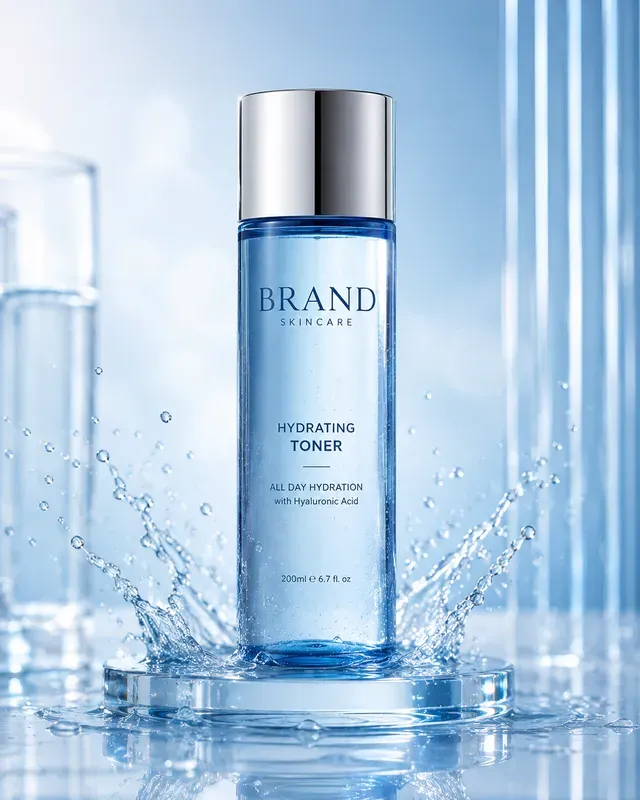 Luxury Skincare Product Ad Photos