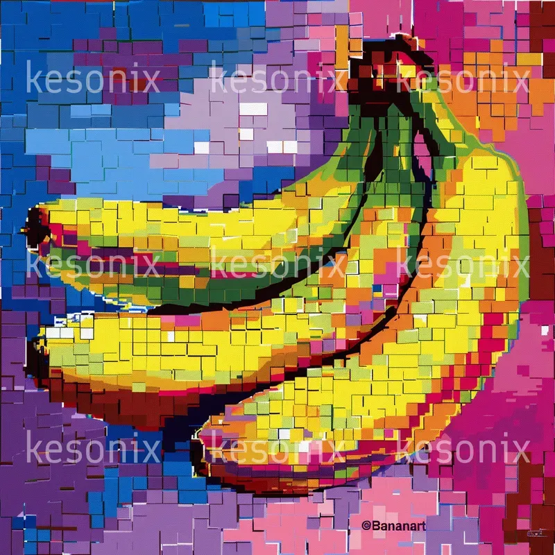 Pixel Art Mosaics Of Famous Paintings