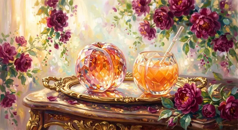 Romantic Dreamy Fruit Juices