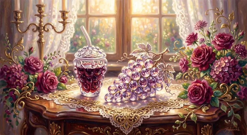 Romantic Dreamy Fruit Juices