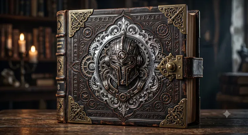 Antique Leather Grimoire Covers