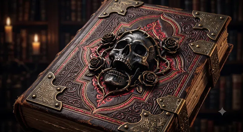 Antique Leather Grimoire Covers