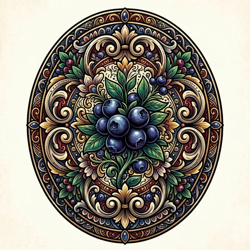 Fantasy Berry Medallions