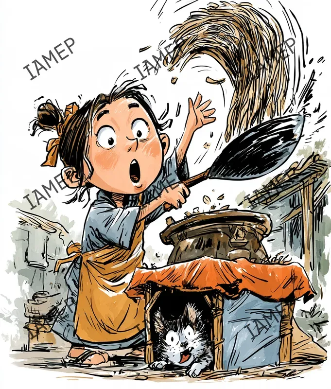 Whimsical Ink Storybook Scenes