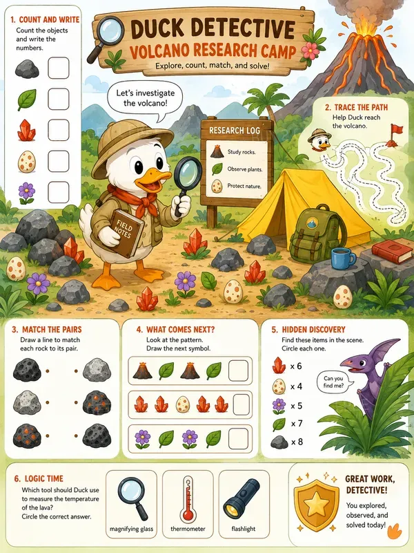 Summer Kids Activity Pages Fun