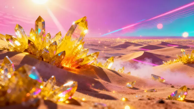 Crystal Realms Epic Fantasy Landscapes