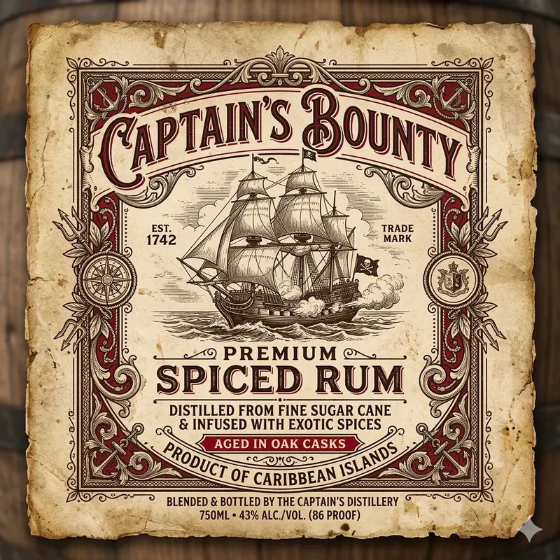 Vintage Rustic Product Labels