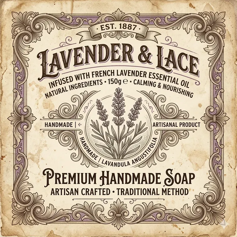 Vintage Rustic Product Labels