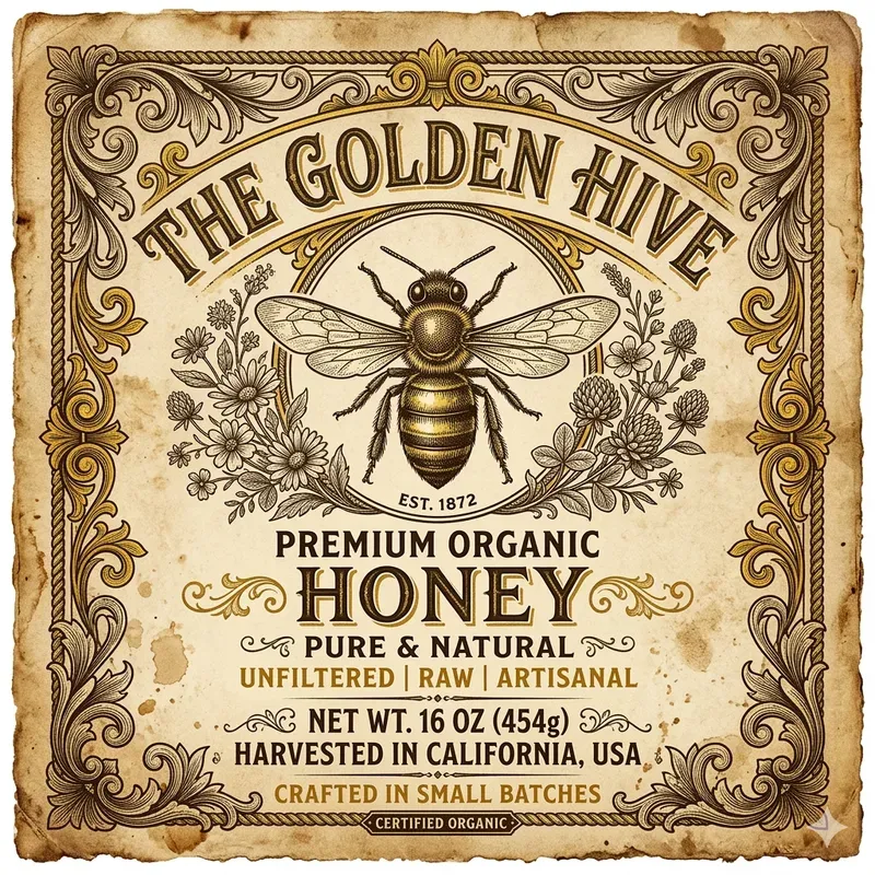 Vintage Rustic Product Labels