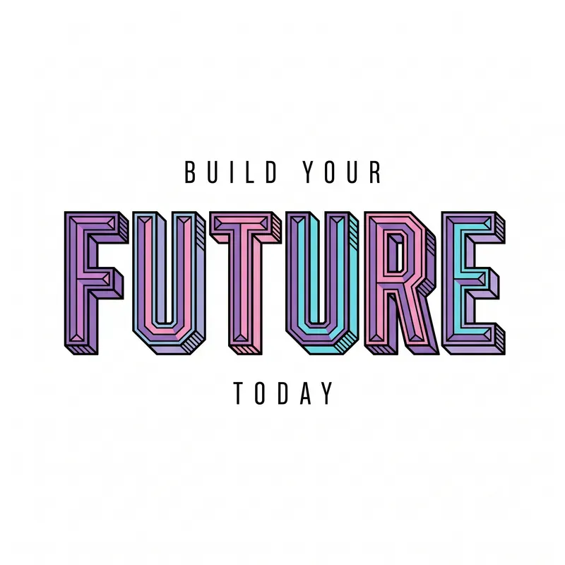 3d Varsity Inspired Block Letterings