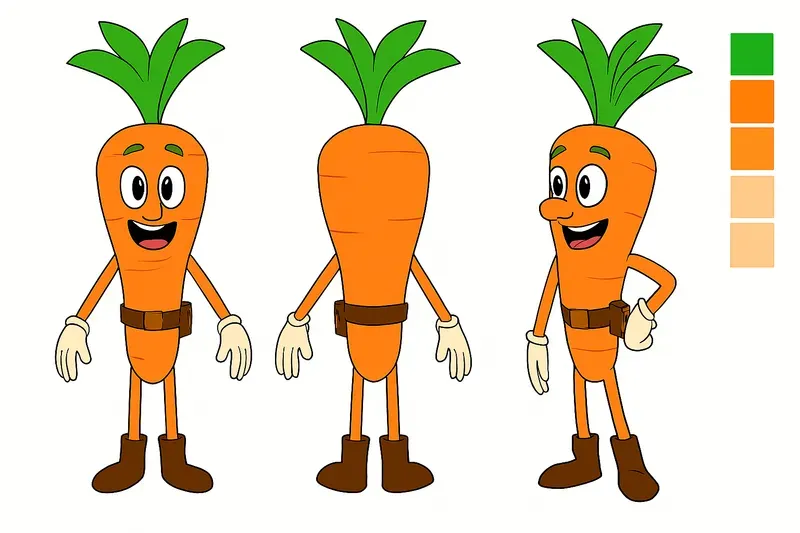 Pro Character Turnaround Sheets