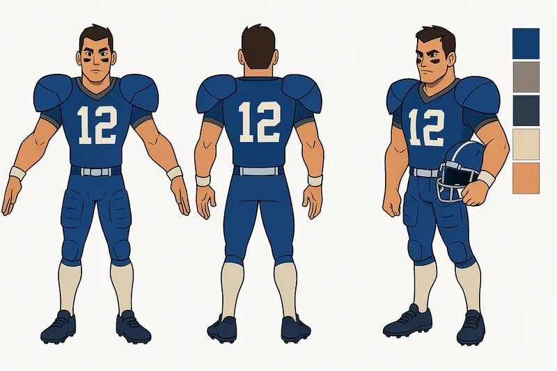 Pro Character Turnaround Sheets