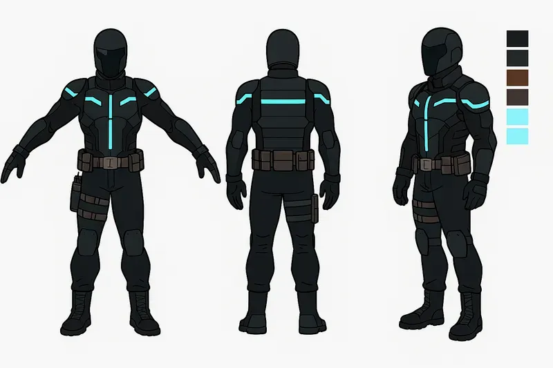 Pro Character Turnaround Sheets
