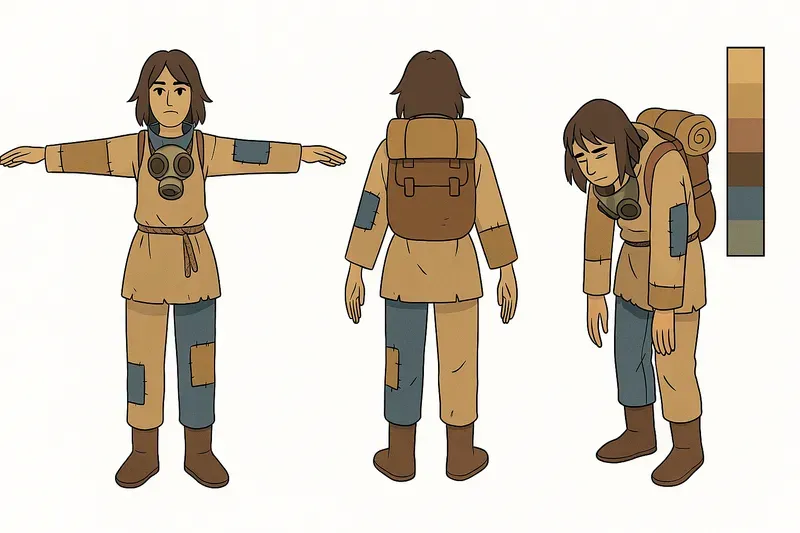 Pro Character Turnaround Sheets