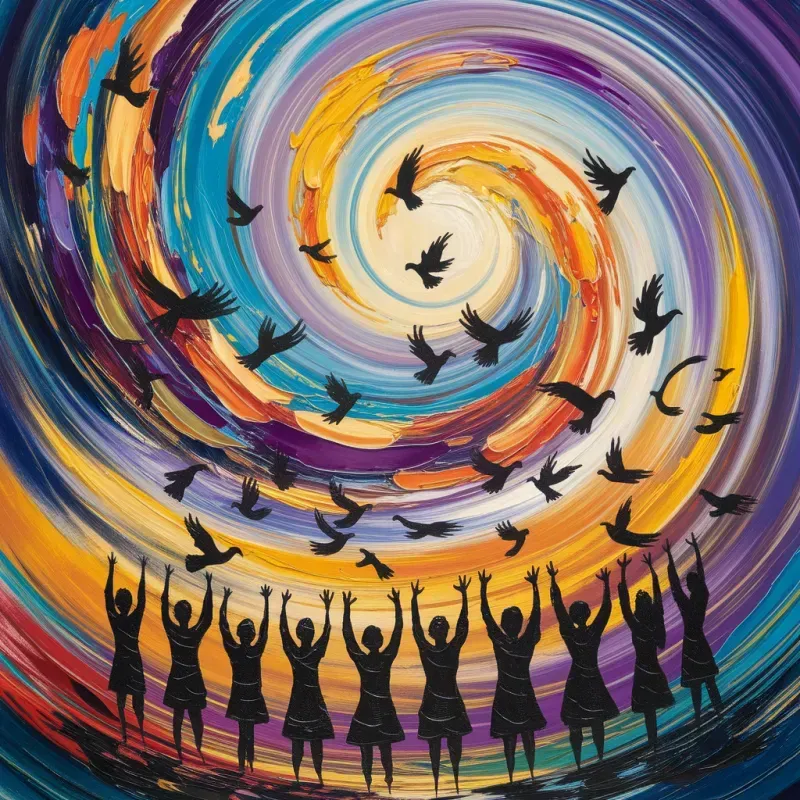 Impressionist Art With Celebrations