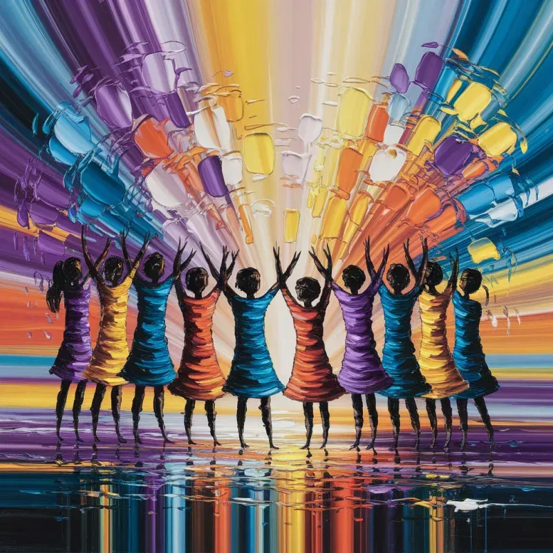 Impressionist Art With Celebrations