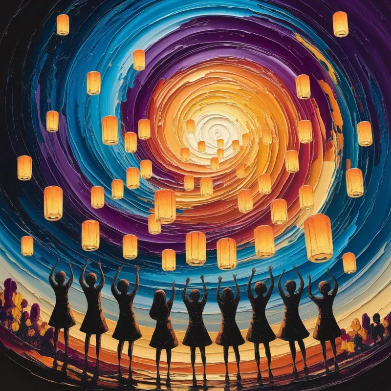 Impressionist Art With Celebrations