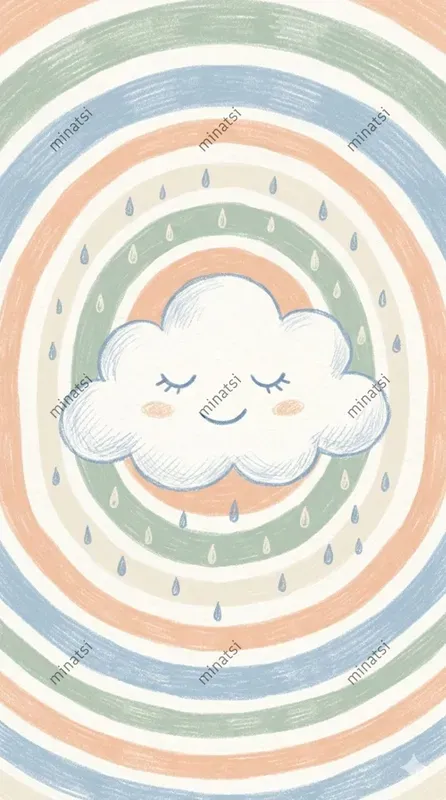 Scandinavian Nursery Radiating Wall Art