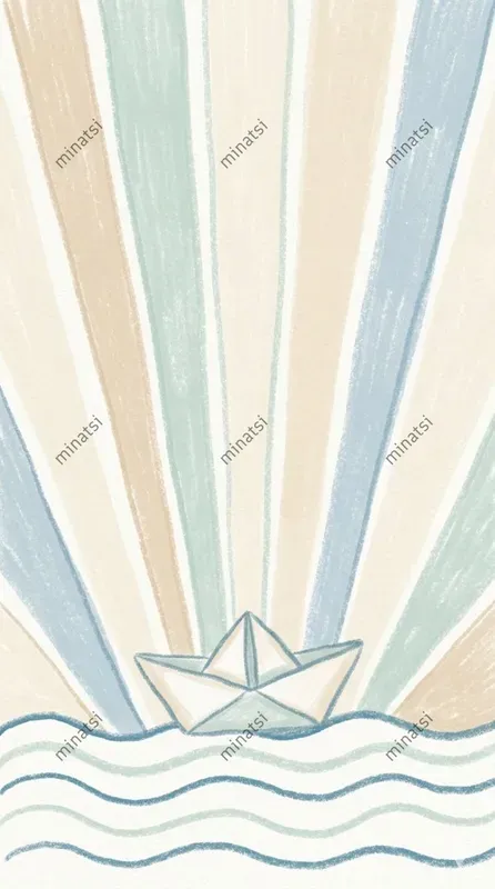 Scandinavian Nursery Radiating Wall Art